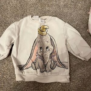 EUC Zara Disney Dumbo sweatshirt